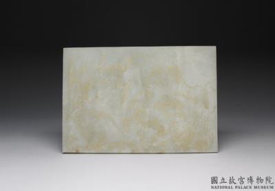 图片[2]-Jade table screen with gold painting, Qing dynasty (1644-1911)-China Archive